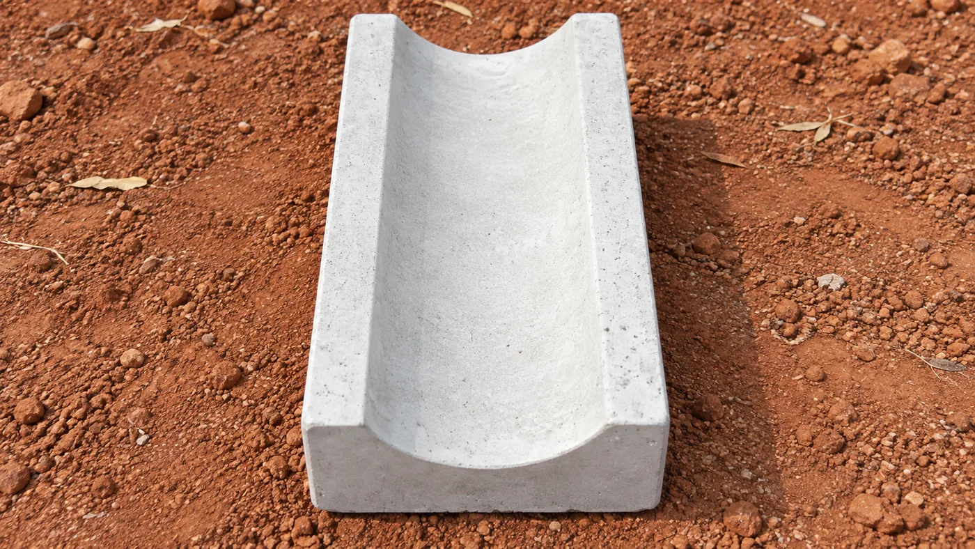 Curb Saucer Drain manufactured by Shree Rama Tiles and Pavers Bengaluru