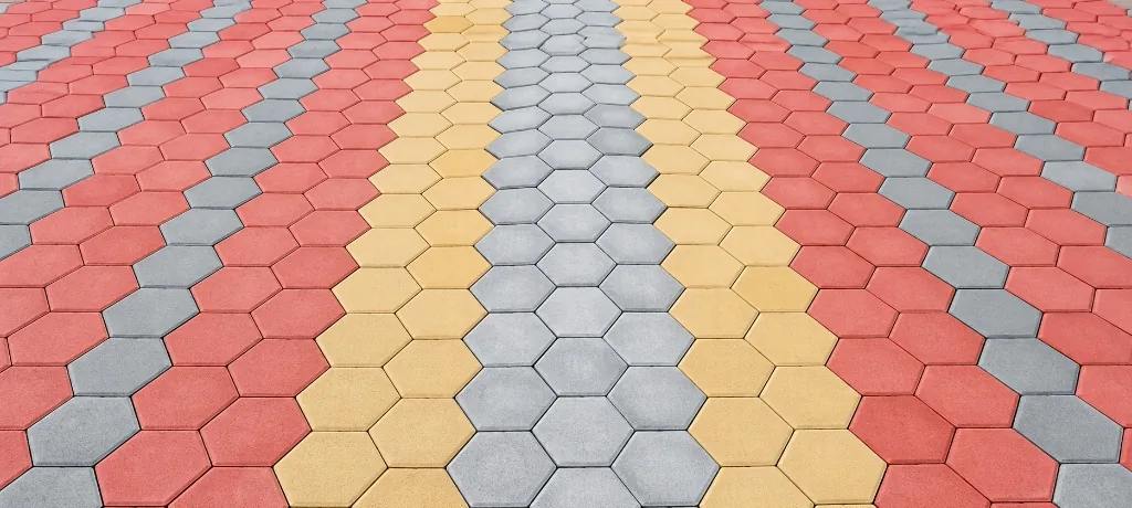 Hexagonal Paver manufactured by Shree Rama Tiles and Pavers Bengaluru
